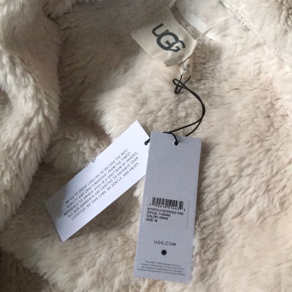 Women’s UGG PORTOLA REVERSIBLE ROBE M - Picture 5 of 7